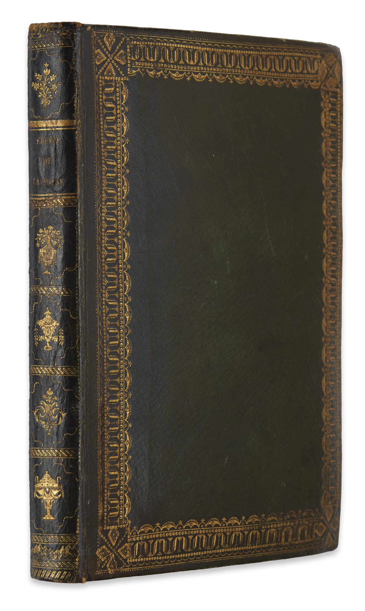 ERASMUS, DESIDERIUS.  LÉloge de la Folie.  1751.  Large-paper copy.